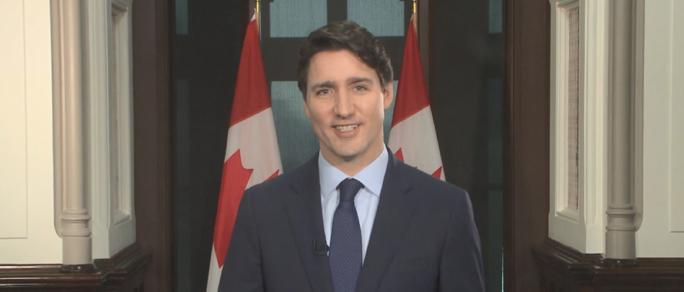 Landscape headshot of Justin Trudeau