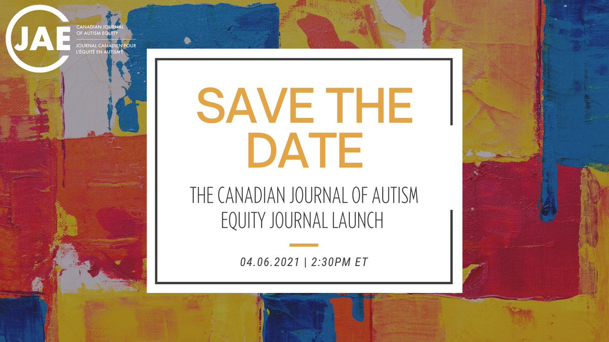 Promotional save the date graphic for CJAE launch