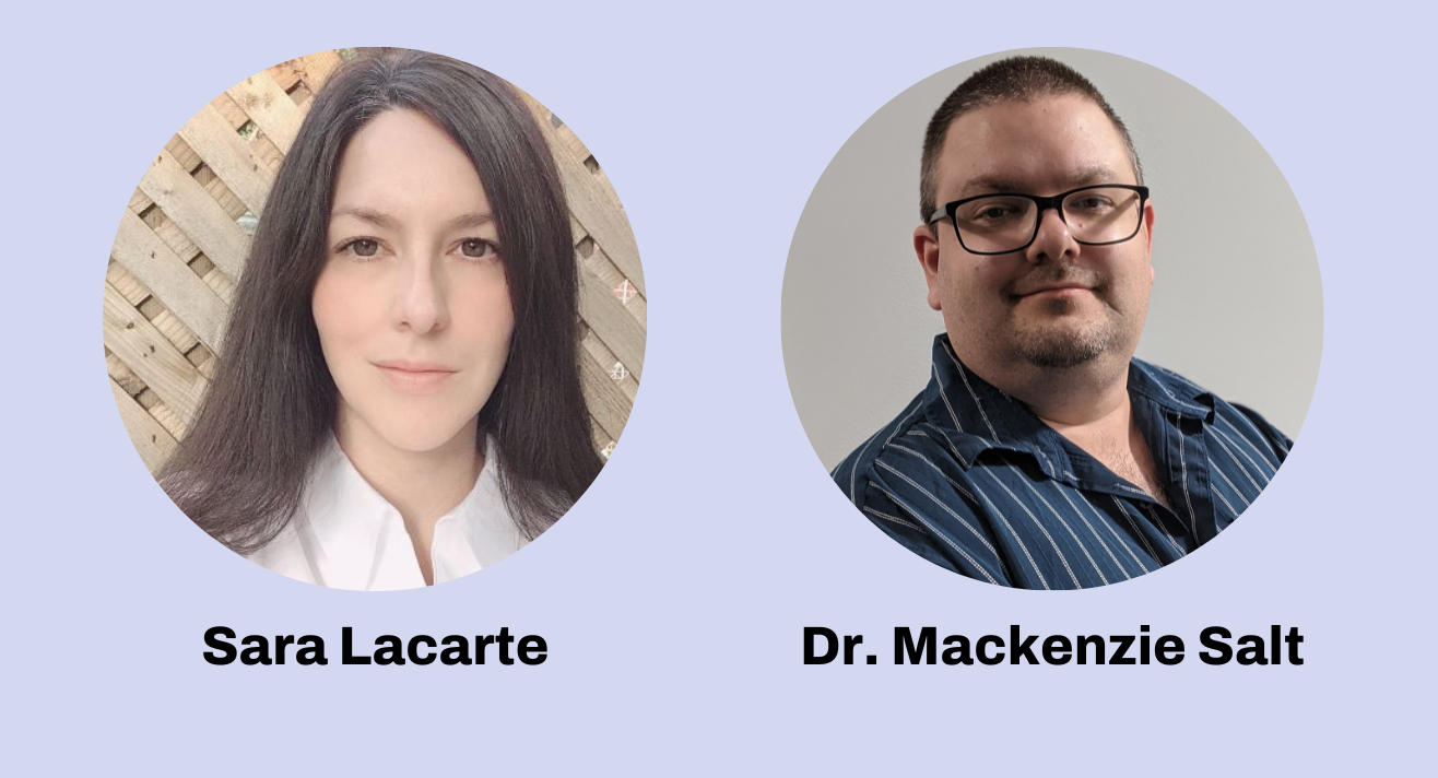 Photo de Sara Lacarte et Dr. Mackenzie Salt.