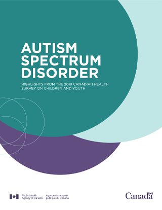 Title page of PHAC;s autism report