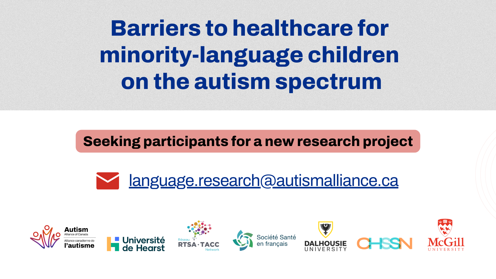 Barriers to Healthcare for Minority-Language Children on the Autism Spectrum