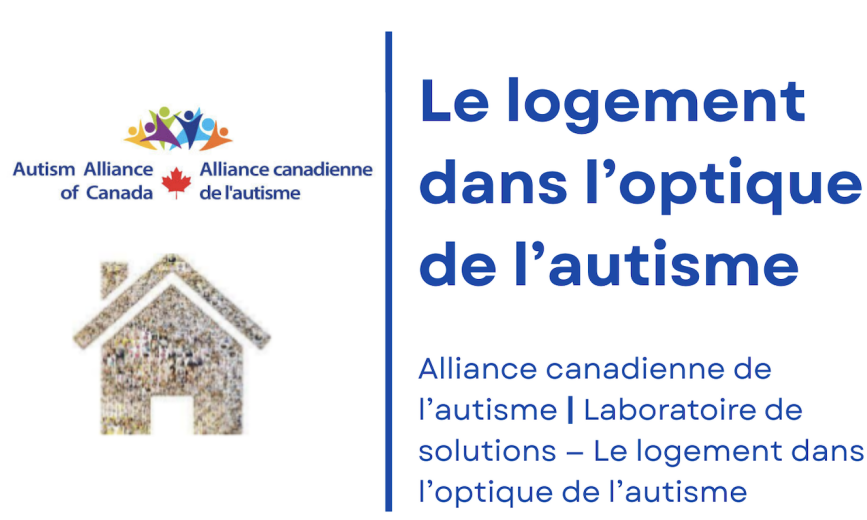 Page de titre de la note d'information "Le logement à travers le prisme de l'autisme
